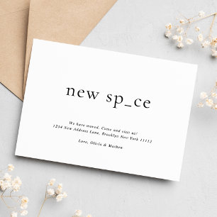 HAUSHALT Modernes, einfaches und neues Gebäude Neu Mitteilungskarte