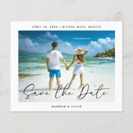 Haushalt Modernes Foto Save the Date Flyer