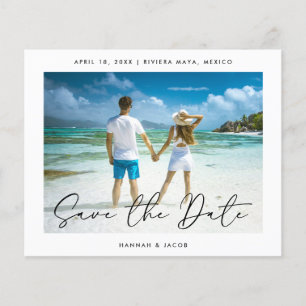 Haushalt Modernes Foto Save the Date Flyer