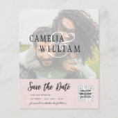 HAUSHALT Modernes FOTO Save the Date QR-CODE-UAWG (Vorderseite)