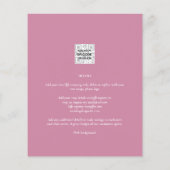 HAUSHALT Modernes FOTO Save the Date QR-CODE-UAWG Flyer (Hinten)