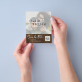 HAUSHALT Modernes FOTO Save the Date QR-CODE-UAWG Flyer (Gruppe)