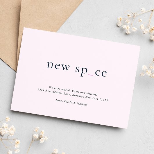 HAUSHALT Neues Spielerisches Neue Räume Mitteilungskarte