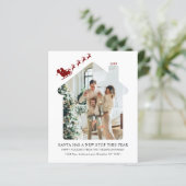 HAUSHALT Neues Zuhause Foto Rotes Santa Sleigh Bew (Stehend Vorderseite)