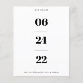 Haushalt - Nicht-Foto Save the Date Flyer (Vorne)