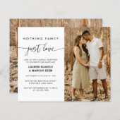 HAUSHALT Nichts Extravagant nur Liebe Hochzeit Elo (Vorne/Hinten)