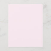 HAUSHALT Niedlich Flamingo Pink Girly Einladung (Rückseite)