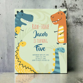 Haushalt, Niedlicher Dinosaurier zum Geburtstag Ei