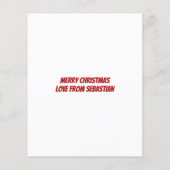 HAUSHALT Personalisiert frech oder schön Weihnacht (Rückseite)