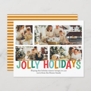 HAUSHALT Personalisiertes Foto Jolly Weihnachten