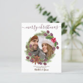 HAUSHALT Personalisiertes Foto Weihnachtsfeiertag (Stehend Vorderseite)