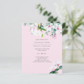 HAUSHALT Pink Magnolias Sage Eukalyptus Blue Weddi (Stehend Vorderseite)