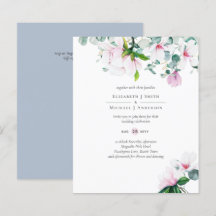 HAUSHALT Pink Magnolias Sage Eukalyptus Blue Weddi