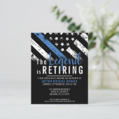 Haushalt Polizeieinziehung Thin Blue Line Party (Stehend Vorderseite)