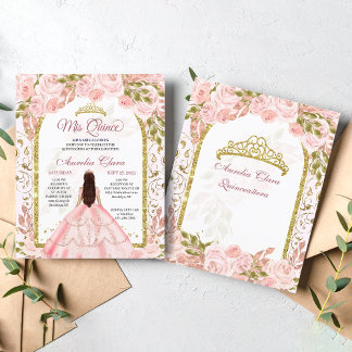 HAUSHALT Rosa Blumenprinzessin Goldener Bogen Quin