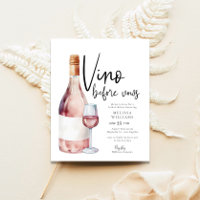 Haushalt Rosa Vino vor Vows Brautparty