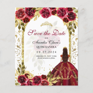 HAUSHALT Rote Flora Prinzessin Gold Arch Quinceane