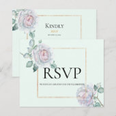 HAUSHALT/ RSVP-Karte (Vorne/Hinten)