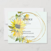 HAUSHALT/ RSVP-Karte (Rückseite)