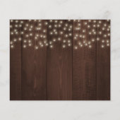 Haushalt rustikal Brautdusche Einladung Papier Fly (Hinten)