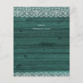 HAUSHALT Rustikal-grüne Hochzeit (Rückseite)