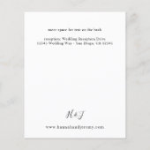 Haushalt Rustikal neutraler Boho Floral Flyer (Hinten)