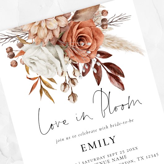 Haushalt Rustikale Florals Liebe in Bloom Brautpar