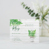 HAUSHALT Rustikale Grünflächen UAWG Fern Blätter (Stehend Vorderseite)