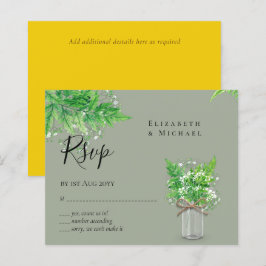 HAUSHALT Rustikale Grünflächen UAWG Fern Blätter