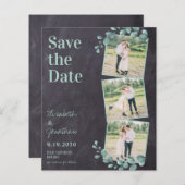 Haushalt Rustikale Grünpflanzen QR Code Foto Save (Vorne/Hinten)