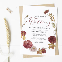 Haushalt Rustikale Hochzeit im Herbst Herbst Einla