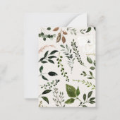 Haushalt Rustikale Hochzeit im Herbst von Bauernhö Mitteilungskarte (Rückseite)