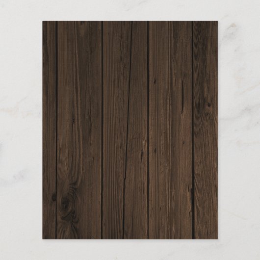 Haushalt Rustikale Holz Grüne Hochzeit speichern d (Rückseite)