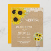 HAUSHALT Rustikale Sonnenblumen BabysAtemberaubend (Vorne/Hinten)