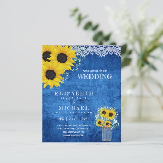 HAUSHALT Rustikale Sonnenblumen BabysAtemberaubend (Stehend Vorderseite)