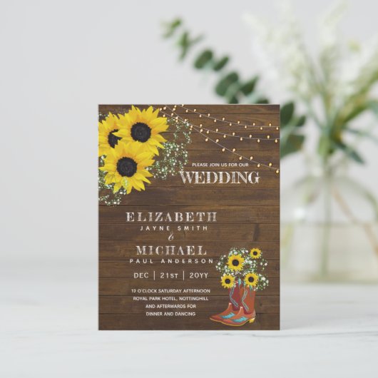 HAUSHALT Rustikale Sonnenblumen BabysAtemberaubend (Stehend Vorderseite)