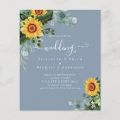 HAUSHALT Rustikale Sonnenblumen Eukalyptus-Blätter (Vorderseite)