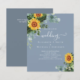 HAUSHALT Rustikale Sonnenblumen Eukalyptus-Blätter