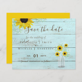 HAUSHALT Rustikale Sonnenblumen Hochzeitstag Rett