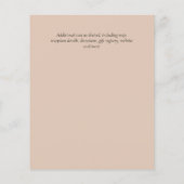 HAUSHALT Rustikale Sonnenblumen Moderne Hochzeit v Flyer (Hinten)