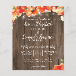 HAUSHALT Rustikale String Lights Poppy Sommer Hoch