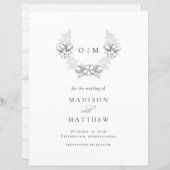 Haushalt Rustikale Südwolle Save the Date (Vorne/Hinten)