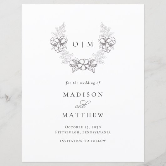 Haushalt Rustikale Südwolle Save the Date (Vorderseite)