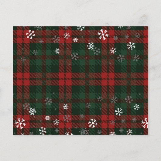 Haushalt Rustikale Weihnachtsfeiertage Party Einla (Rückseite)