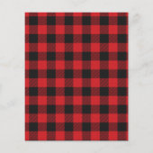 Haushalt Rustikale Wildnis Save the Date Einladung Flyer (Hinten)