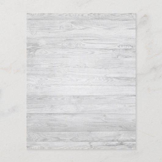 Haushalt Rustikaler Eukalyptus Save the Date Postk (Rückseite)