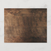 HAUSHALT Rustikaler Fall Sonnenblumen Save the Dat (Rückseite)