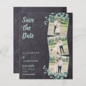 Haushalt Rustikaler Foto Grünpflanzen QR-Kodex Sav (Vorne/Hinten)