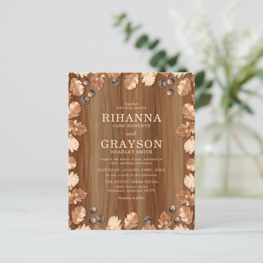 Haushalt Rustikaler Herbst Herbstvorladung (Stehend Vorderseite)