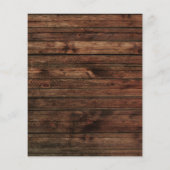 Haushalt Rustikaler Holz Herbst Sonnenblumen Baby Flyer (Hinten)